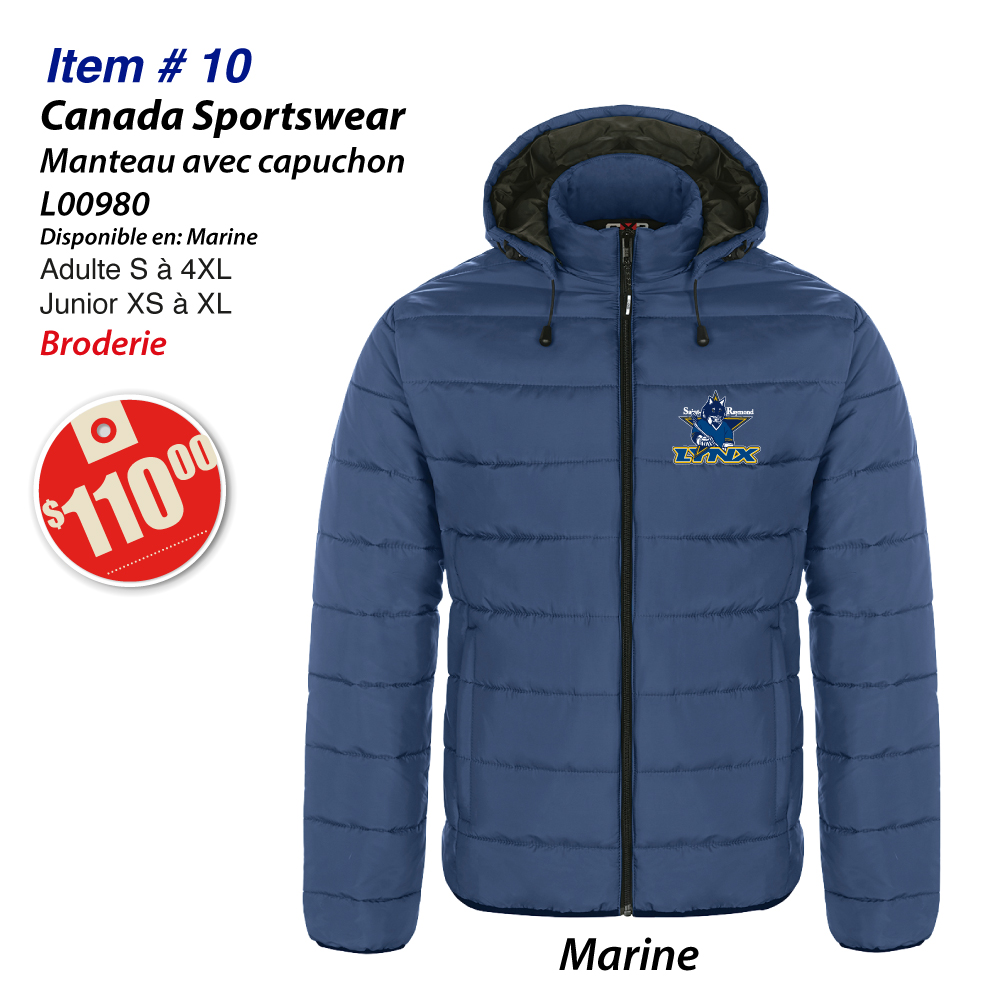Item 10 Lynx St-Raymond Manteau Canada Sportswear L00980 2026