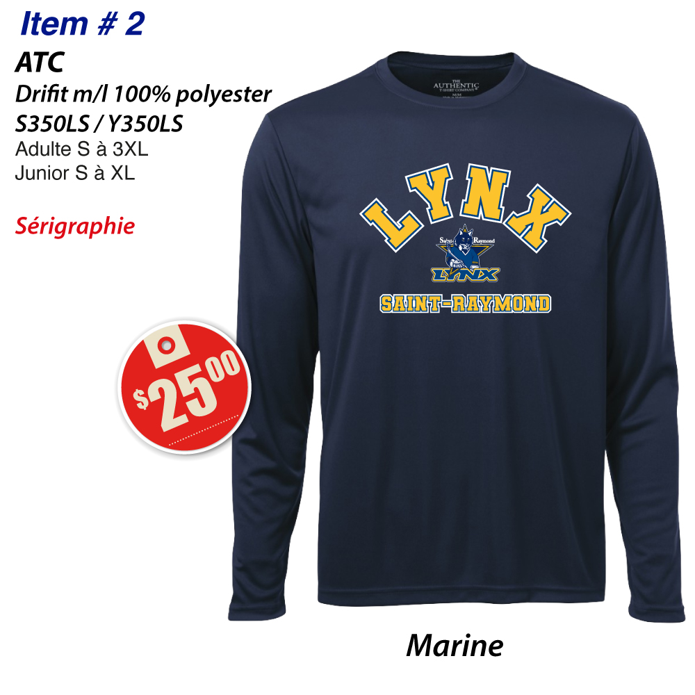 Item 02 Lynx St-Raymond Dryfit ATC s350LS y350LS 2026