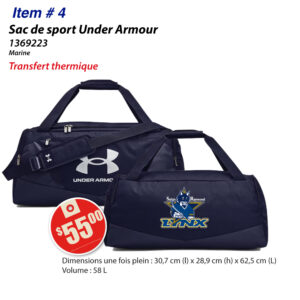 Item 04 Lynx St-Raymond Sac de sport UA 1369223 2026